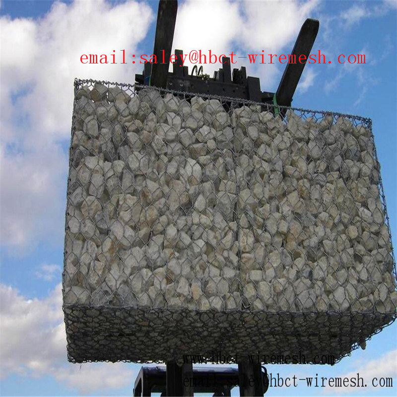 Galvanized Woven Gabion Box