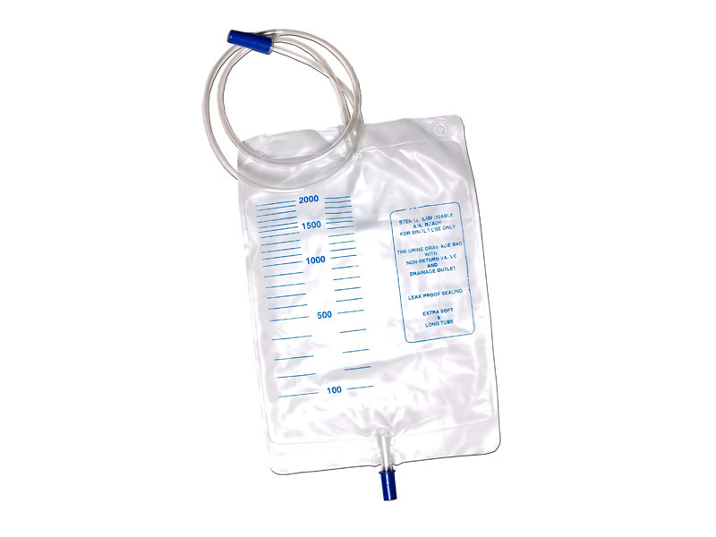 2000ml Pull Push Valve Urine Bag