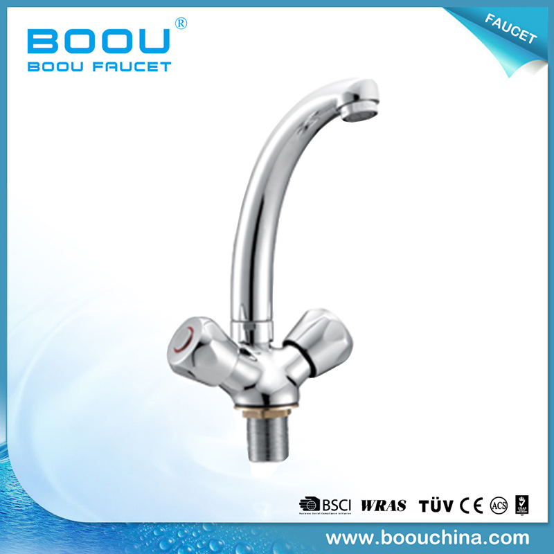 (BQ5328-1F) Boou Deck Mounted Brass Basin Mixer, Tap