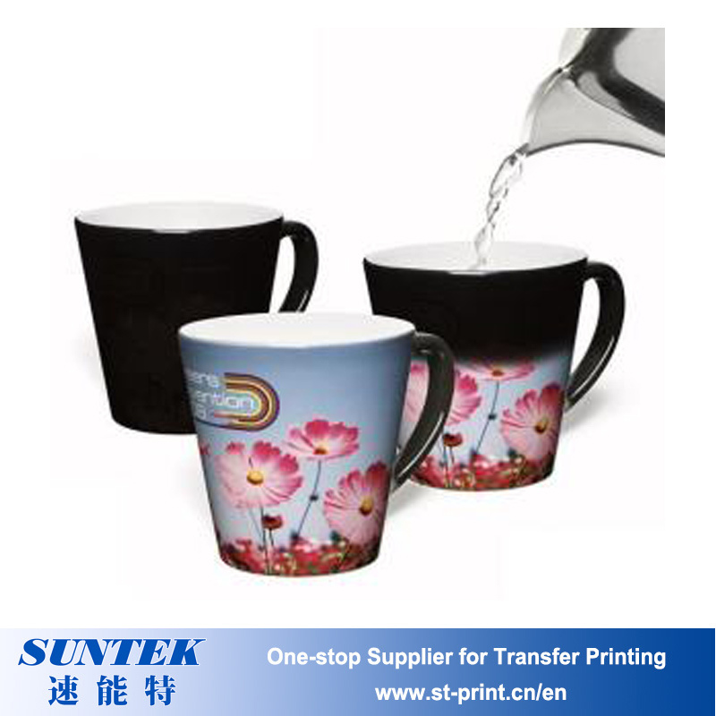 Popular Whole Color Changed Sublimation Magic Mugs