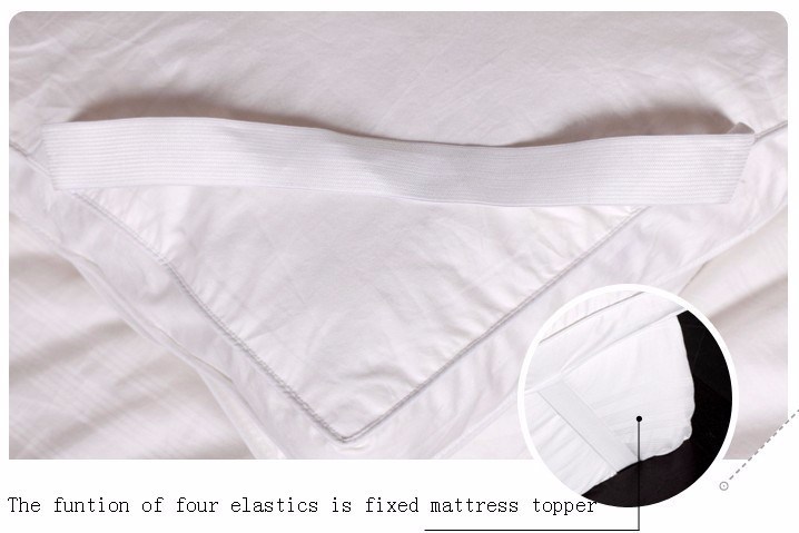 100% Cotton Downproof Breathable Down Mattress Topper