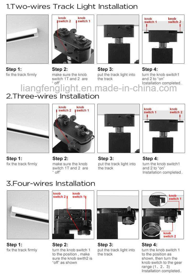 with of LED Bulb Downlight Tracking Light