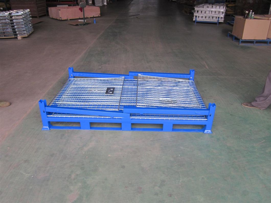 Storage Wire Mesh Steel Pallet Container
