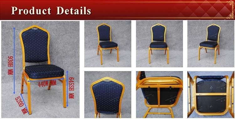 Catering Suppliers Stacking Aluminum Banquet Hotel Chair for Restaurant and Event and Wedding Dining Hall (YC-ZL22)