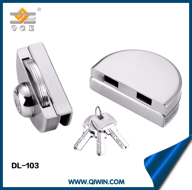 Hot Southeast Market Asia Sell Commercial Sliding Tempered Aluminum Sliding Toilet Glass Door Lock