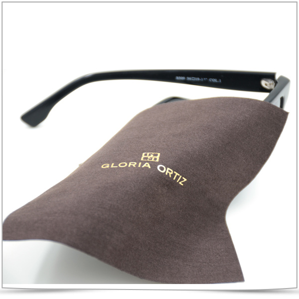 Hot Gold Stamping Ultra Fine Fiber Sunglasses Cleaning Cloth