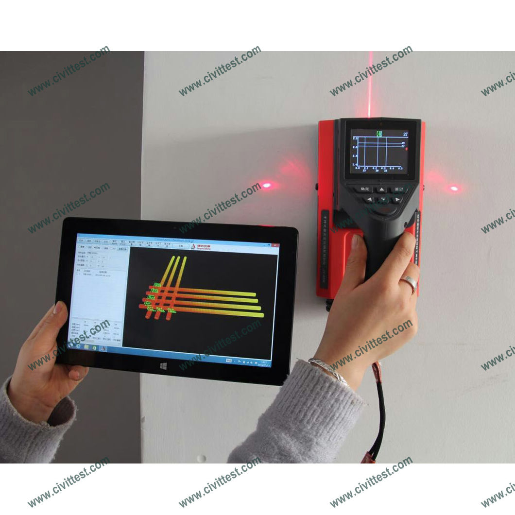 Digital Display Integrated Type Deep Scanning Metal Locator Rebar Detector Tester