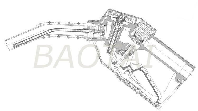 Tdw 11A Automatic Fuel Nozzle for Fuel Dispenser