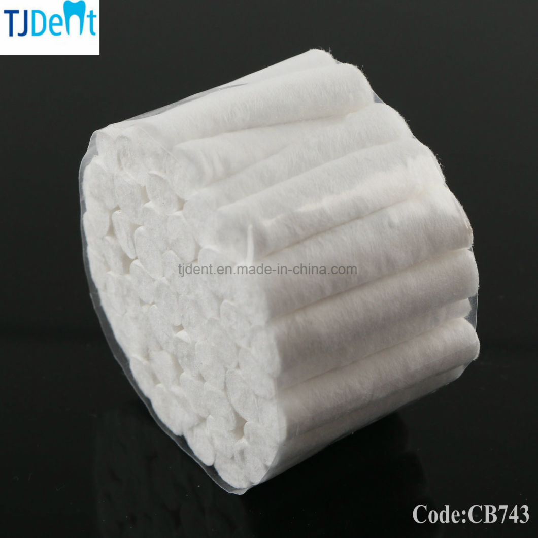 Medical Consumables Surgical Dental Disposable Absorbent 100% Cotton Roll (CB743)