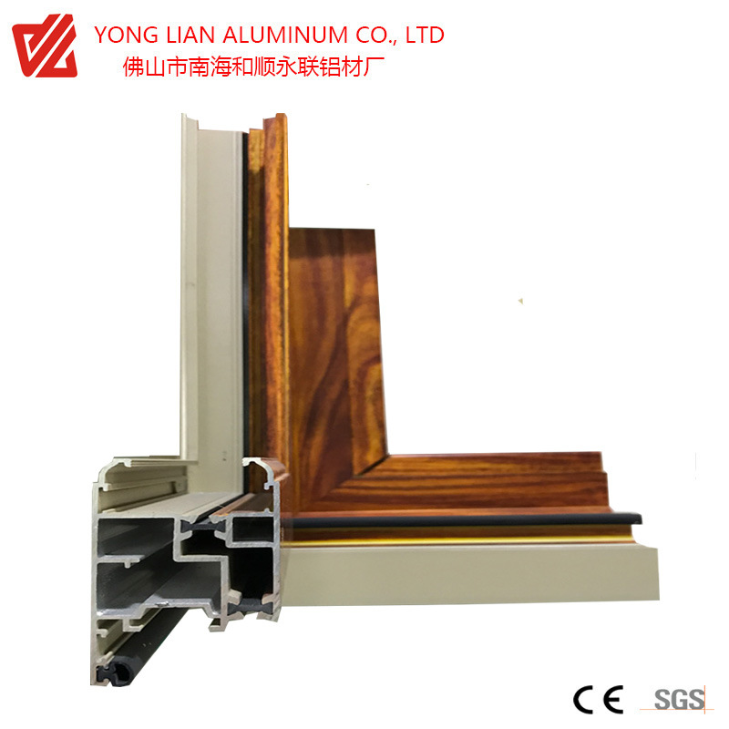 Aluminum Profile of Horizontally Sliding Window with Thermal-Break Performance Aluminum Extrusion Profile