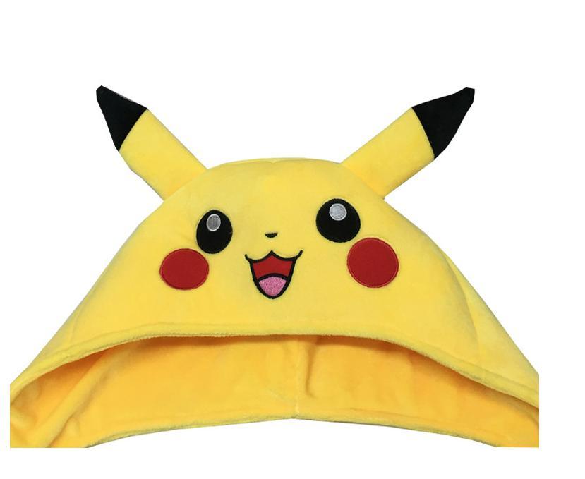 Pikachu Hat Winter Children Warm Cap Long Earflap