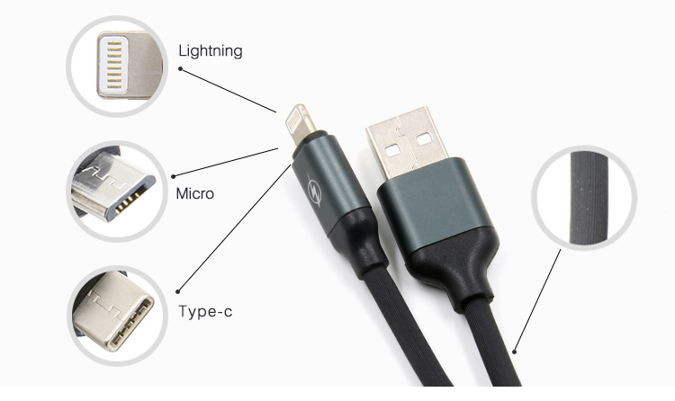 USB 2.0 Mini Data Cable High Quality Micro USB to USB Cable for iPhone and Adroid