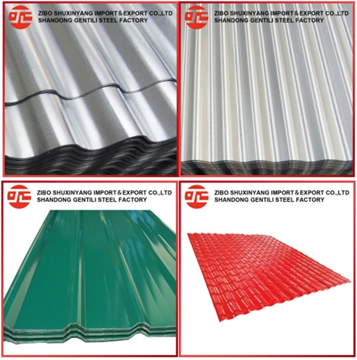 Building Material Galvanized Corrugated Steel Roofing Sheet Price