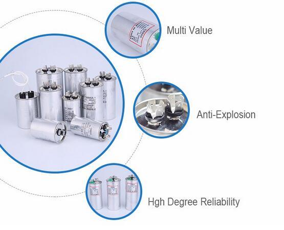 Cbb60 Series Capacitor RoHS Mpp Air Conditioner Water Pump Parts Sh 50UF 400V Cbb65