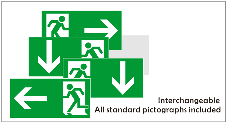 Emergency Escape Route Sign (Fire Exit Box)