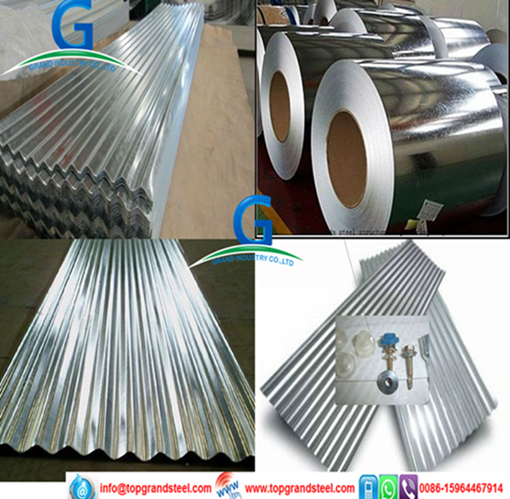 Corrugated Metal Galvanized Roofing Steel Sheet