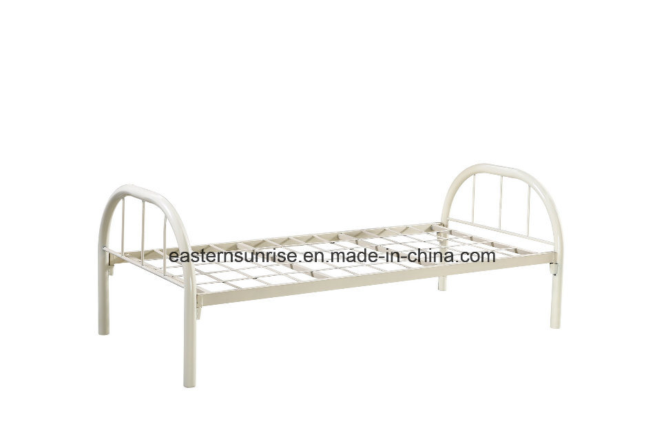 Steel Metal Iron Heavy Duty Military Camping Single Bed