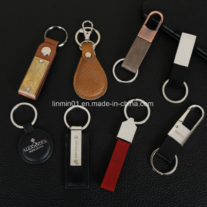 Customized Football Shape Metal Keychain for Promotional Gift