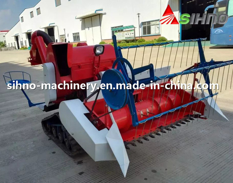 14HP Gear Drive Cheap Mini Rice Combine Harvester