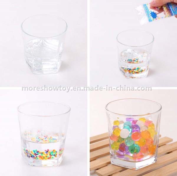 Hot Sale Water Double Color Cubes Water Beads Crystal Soil Decoration Wedding
