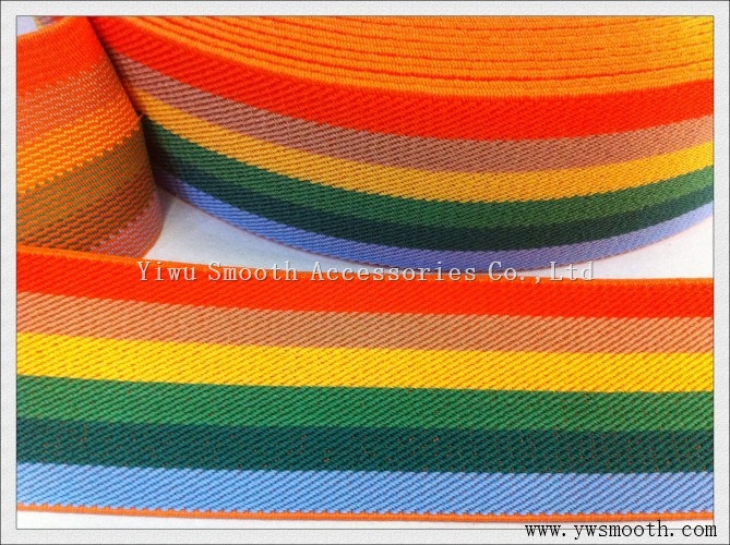 Fashion Multicolor Woven Wide Elastic Band Use for Clothes Accessories