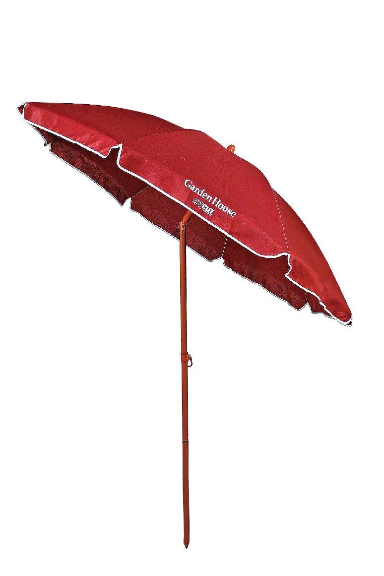 Plain Color Beach Umbrella Advertising Parasol