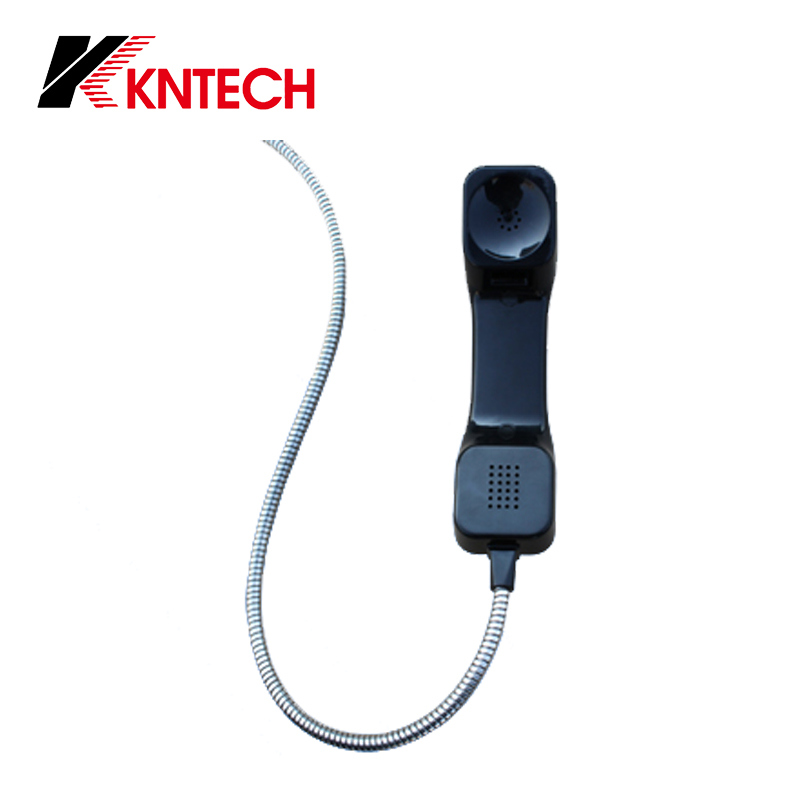 Mobile Phone Handset Stainless Steel Telephone Handset Armoured Line Cable