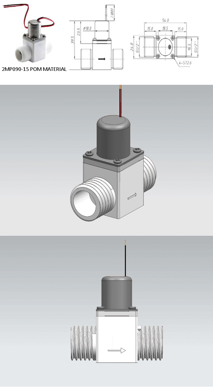 Xhnotion 6VDC Battery-Powered Bi-Stable Latching Solenoid Valve