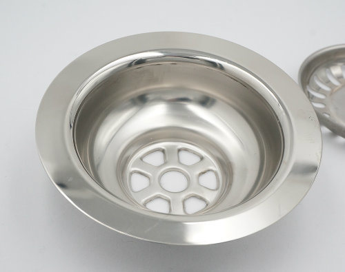 Stainless Teel Sink Strainer Head Kitchen Sink Strainer Plastic Bottom