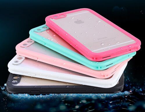 2017 Hot Selling TPU+PC Waterproof Phone Case for iPhone 7