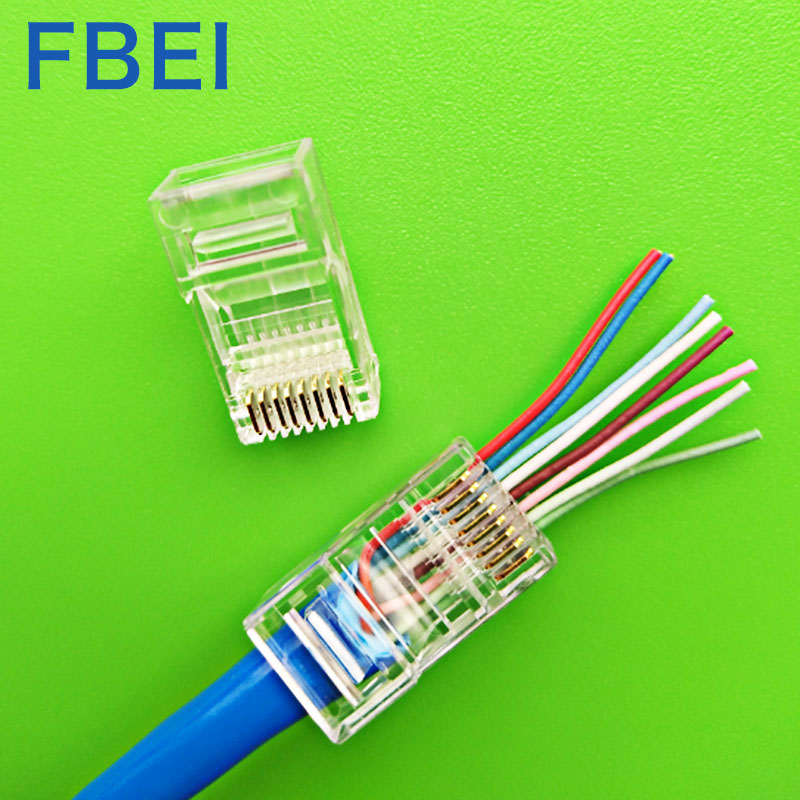 Connecteur RJ45 CAT5e de haute qualité High quality RJ45 CAT5e connector