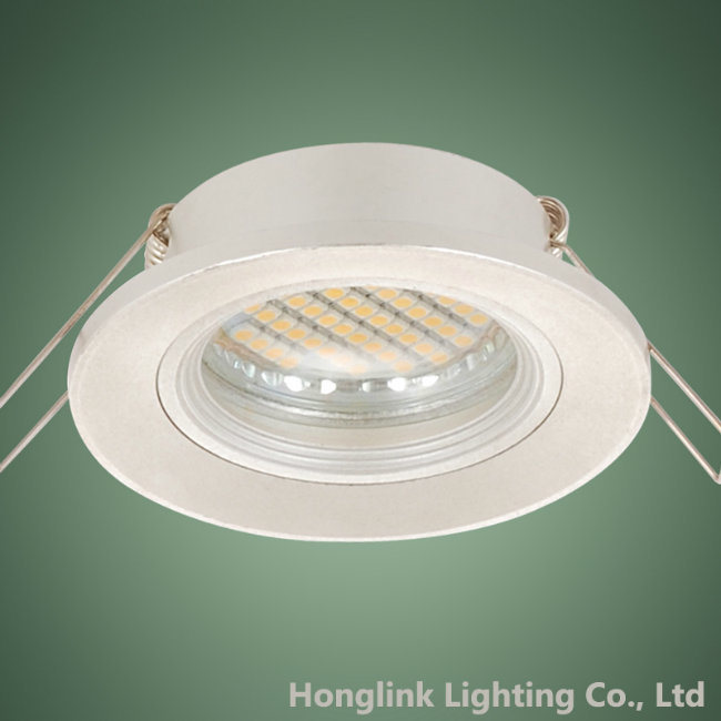 Aluminum Fixed Recessed Downlight Kitting for GU10 or MR16 Halogen/LED Bulb