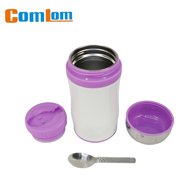 Cl1c-J57 Comlom Double Wall Stainless Steel Vacuum Lunch Box Food Container