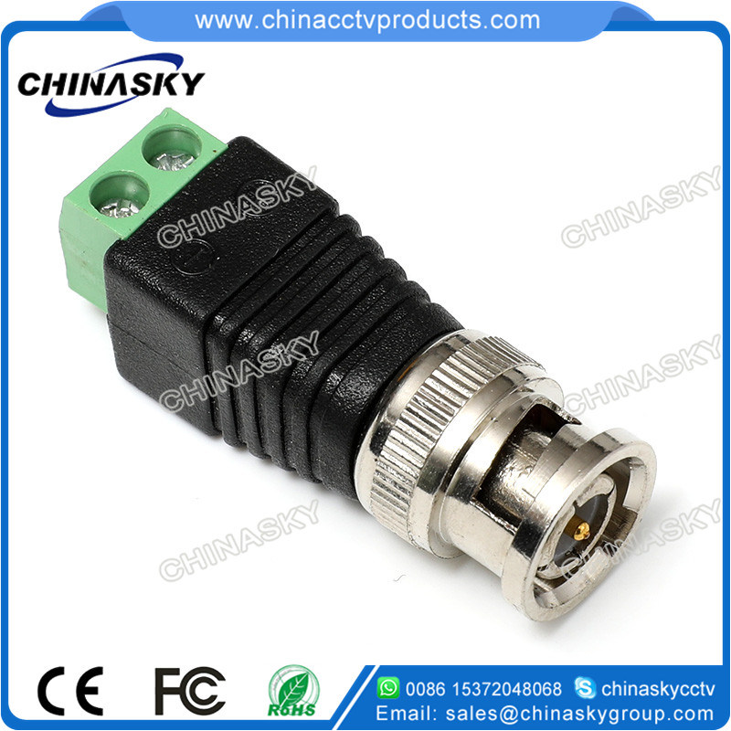 Hot Sell CCTV Coaxial Male BNC Connector with Screw Terminal (CT120)