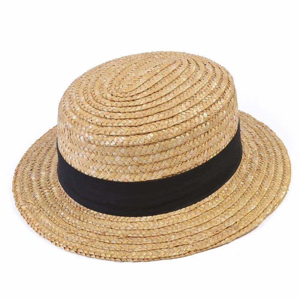 Wholesale Custom Summer Beach Outdoor Fishing Unisex-Adult Boater Straw Hat