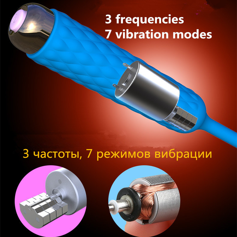 Urethral Vibrator for Male Erotic Machine Stimulate Prostate Massager Masturbator Adult Sex Toys