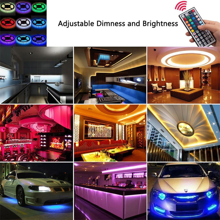 Waterproof 12V LED Strip Light 5050 Flexible RGB LED Strip