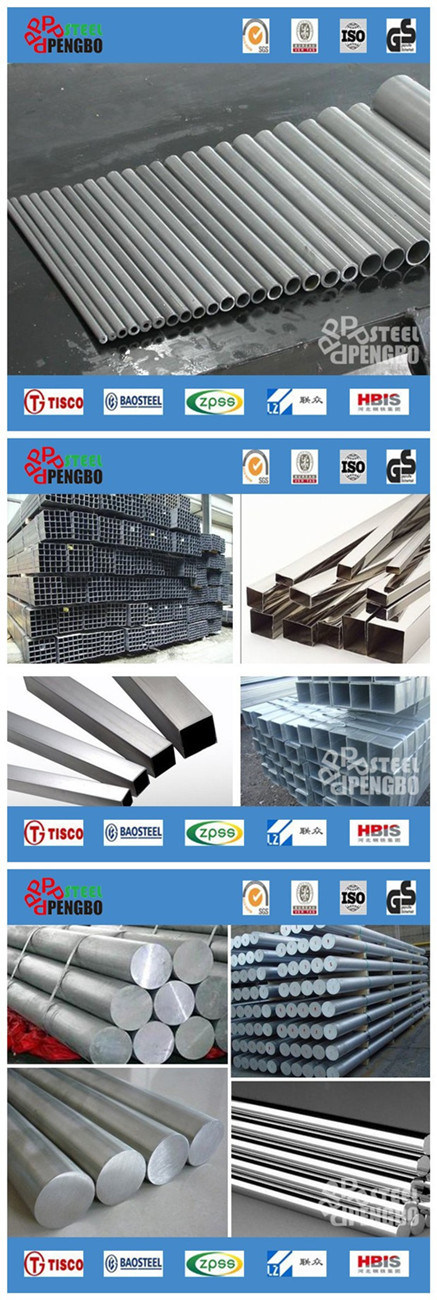 304 316 316L 321 Seamless Stainless Steel Pipe for Decoration