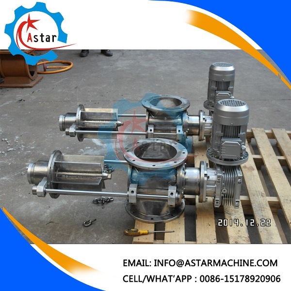 Pneumatic Control Rotary Air Lock Valve Supplier with Sew Motor