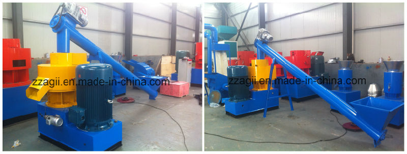 Auto Lubrication System Ring Die Biomass Wood Granulating Machine