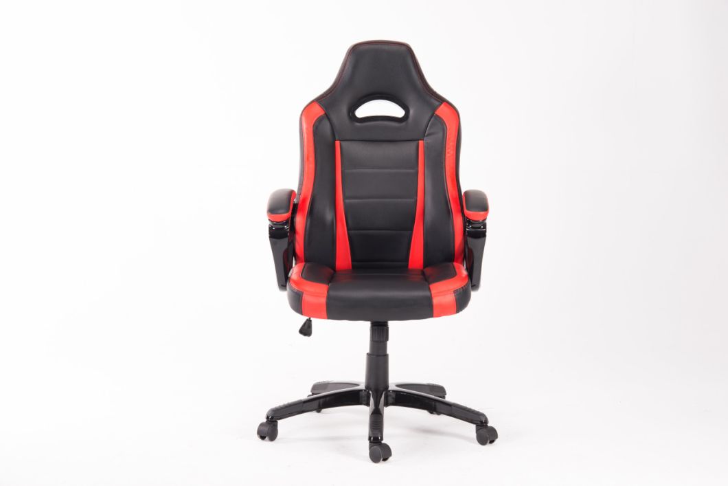 Eco Friendly Leather Soft Pad Office PC Computer Gaming Racing Chair with Headrest