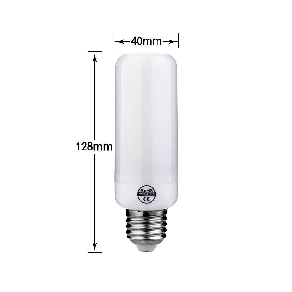 High Bright 5W E27 Flame Lamp with 3 Modes LED Fire Flame Light Bulb