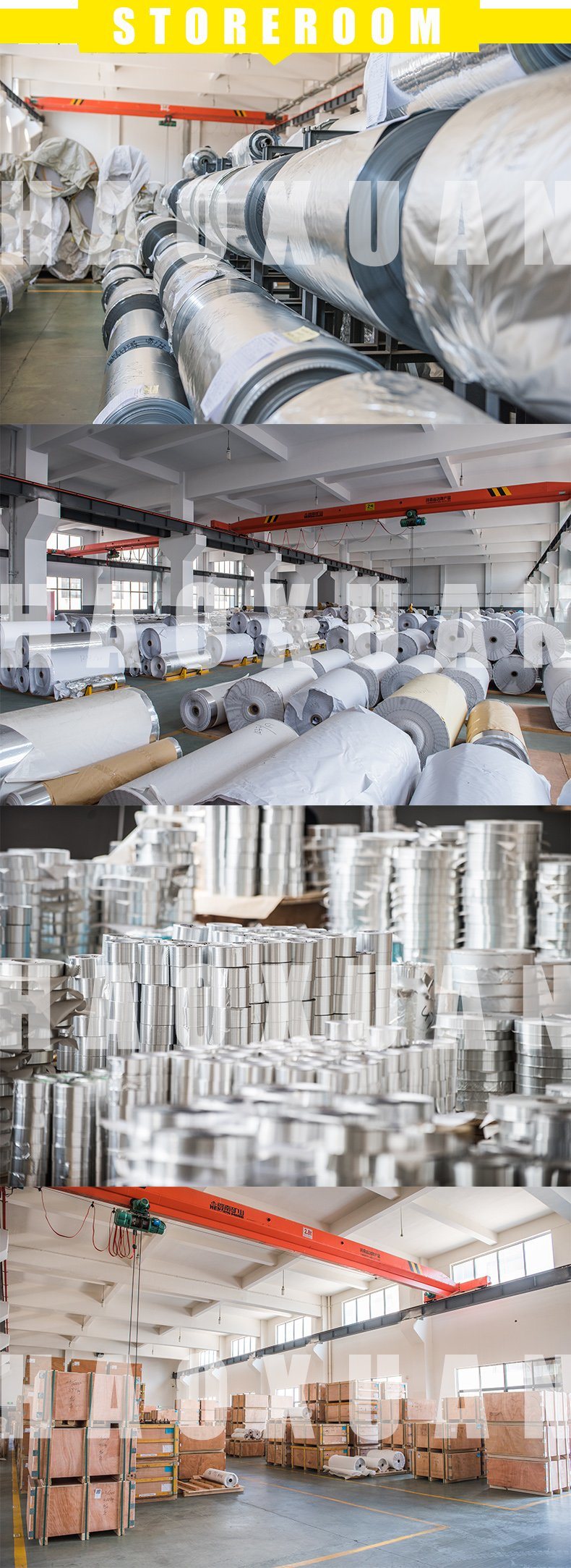 HVAC Fsk Heat Resistant Aluminum Foil Ductwork Tape for Pipe Insulation Factory Price