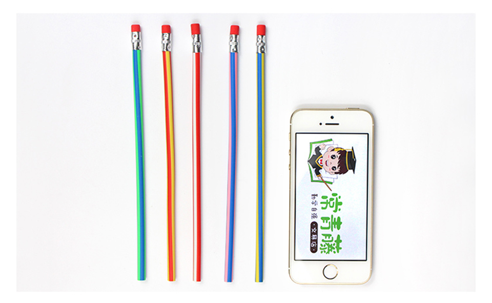 Colorful Magic Flexible Bendy Soft Pencil for Kids Student