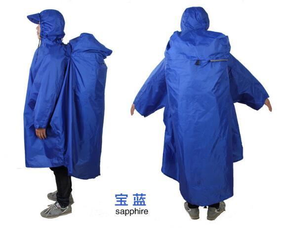 Customize Oversize Emergency Polyester Nylon Raincoat for Mountaineering