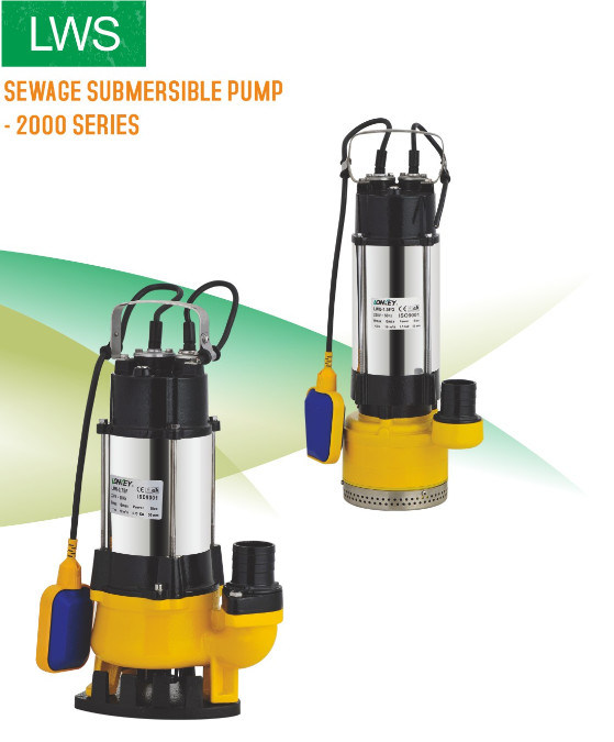 1.5HP Good Quality V Series Stainless Steel Sewage Submersible Pump