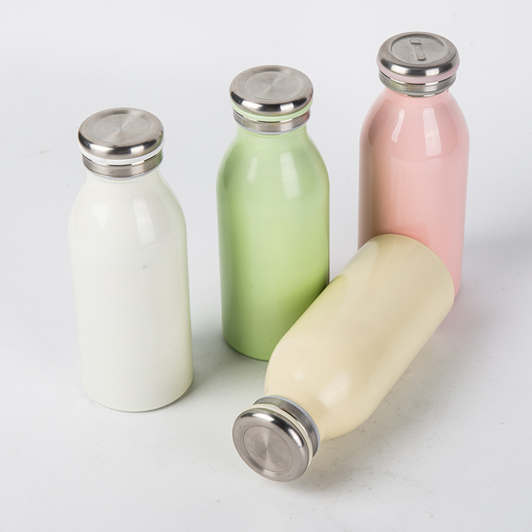 Wholesale Coffee Color Thermos Vacuum Flask with Easy Handle