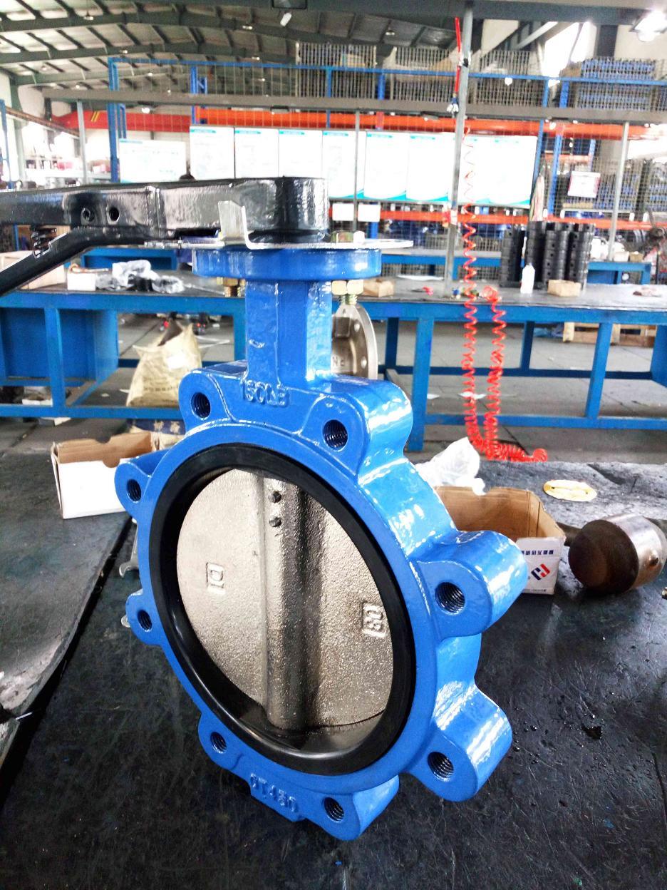 Ci/Di/CF8 Wafer Butterfly Valve with EPDM/PTFE