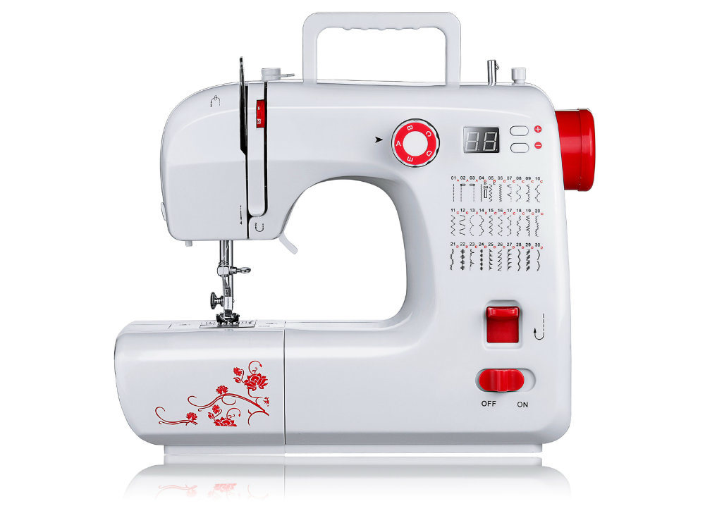 Heavy Duty Best Home Use Electric Multifunction Domestic Sewing Machine with Metal Frame (Fhsm-702)