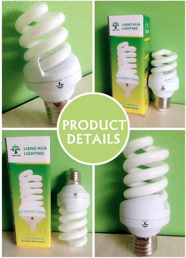 Full Spiral 15W T3 T4 8000h Triband Energy Saving Bulb